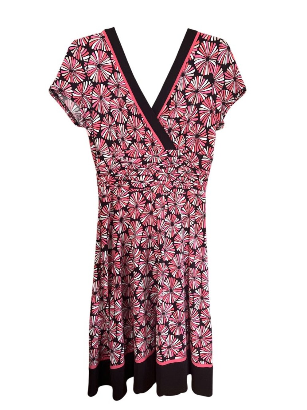 Lot Of 4 Womens Dresses Size 12 Evan Picone Max Studio Floral & Abstract Prints - Picture 5 of 13